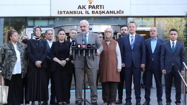 AK Parti İstanbul İl Başkanlığı’ndan İsrail’e sert tepki geldi