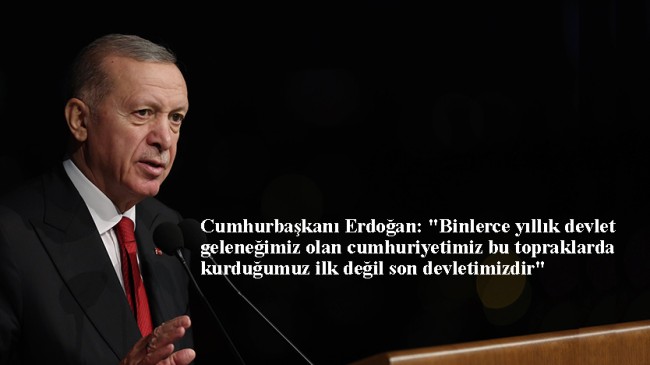 Cumhurbaşkanı Erdoğan: “Millete efendi değil, hizmetkarız”
