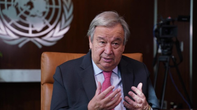 BM Genel Sekreteri Guterres: “Dünya, gözlerimizin önünde yaşanan insani felakete tanık oluyor”