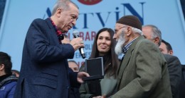 Cumhurbaşkanı Erdoğan, Binali Dedeye verdiği doğalgaz sözünü tuttu
