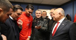 Cumhurbaşkanı Erdoğan, A Milli Futbol Takımı’nı telefonla tebrik etti