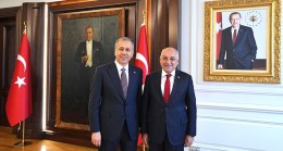 İçişleri Bakanı Ali Yerlikaya, TFF Başkanı Mehmet Büyükekşi ile görüştü