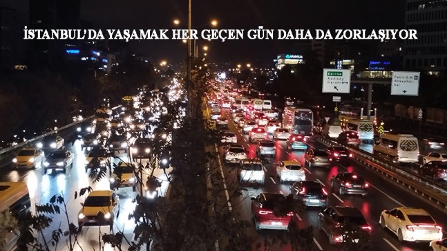 İstanbul’da trafik felç!