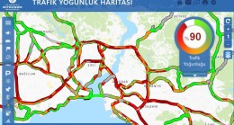 İstanbul’da yağmurda trafik yoğunluğu yüzde 90’a ulaştı