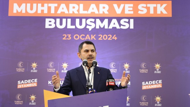 AK Parti İBB adayı Murat Kurum Küçükçekmece’de muhtarlarla buluştu