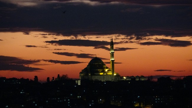 İstanbul’da günbatımı