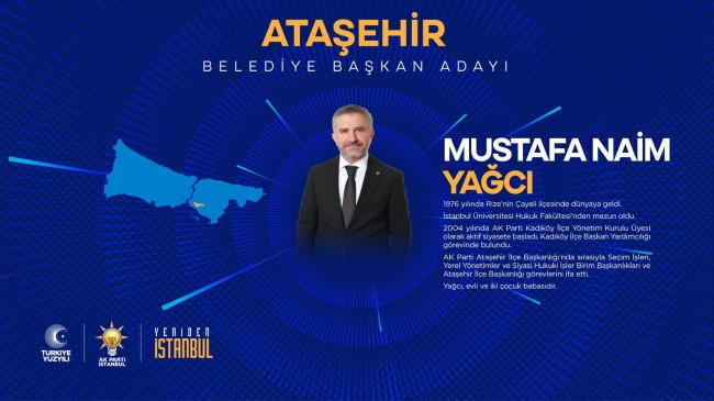 Mustafa Naim Yağcı, AK Parti Ataşehir Belediye Başkan adayı oldu