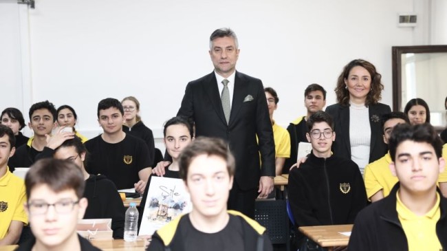 Şile Belediye Başkanı İlhan Ocaklı okul ziyaretlerine devam ediyor