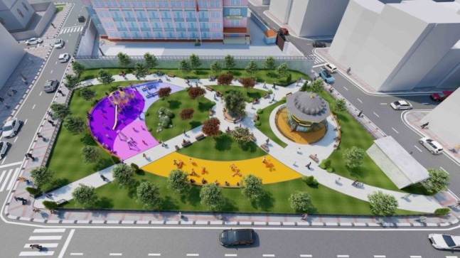 Sultangazi Belediye Başkanı Abdurrahman Dursun’dan, ilçe sakinlerine kitap kafeli yeni park