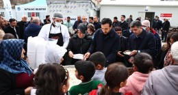 Bağcılar Belediye Başkanı Abdullah Özdemir, Adıyaman ve Malatya’da depremzedeleri ziyaret etti