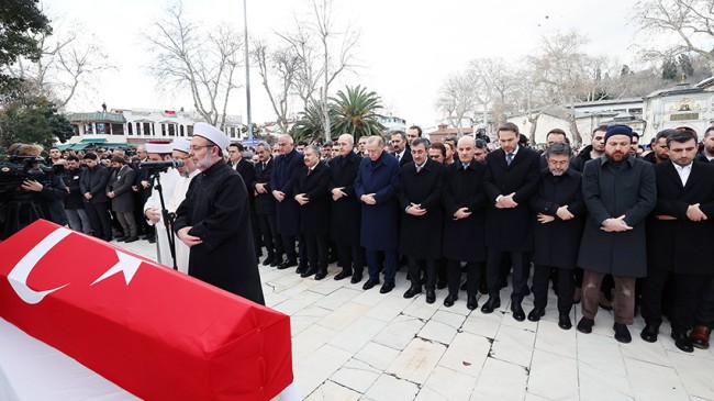Cumhurbaşkanı Erdoğan, Alev Alatlı’nın cenaze törenine katıldı