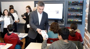 Şile Belediye Başkanı İlhan Ocaklı, Bilgi Kuram Koleji’ni ziyaret etti