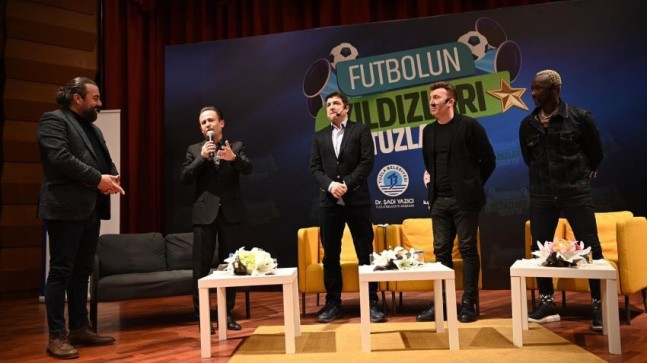 Tuzla’da Futbolun Efsaneleri, gençlerle buluştu