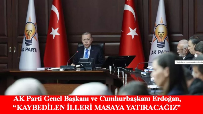 Cumhurbaşkanı Erdoğan, AK Parti’de “kibir hastalığı” olanlara vurgu yaptı