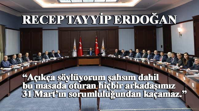 Erdoğan, “Konumu ne olursa olsun AK Parti’de hiç kimse ‘layüsel’ değildir”