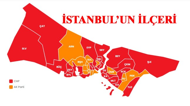 İstanbul’da 2024 Yerel Seçim Sonuçları